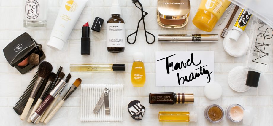 Image of Collection of Skincare Products Taken For Travel